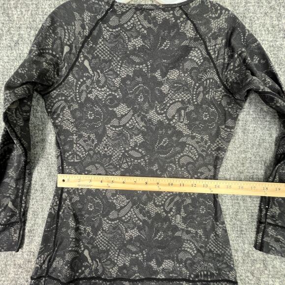 Burton Shirt Womens Small Gray Dry Ride Baselayer Snowboarding Snow - Picture 8 of 10